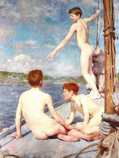 Henry Scott Tuke The bathers china oil painting image